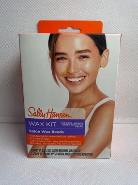 Sally Hansen Orange Wax Kit – Salon Wax Beads for Face & Bikini